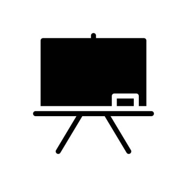 eğitim vektörü düz simgesi