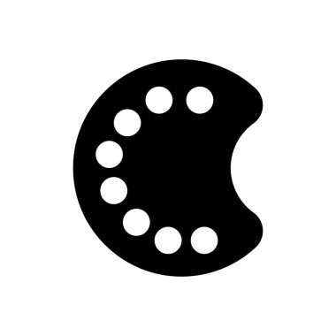 renk vektör düz simgesi