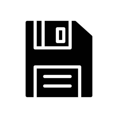 Disket vektör düz simge