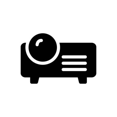 Işıncı vektör kabartma düz simgesi