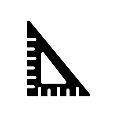 Geometri vektörü düz simge