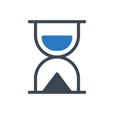 kum camı vektör renk simgesi