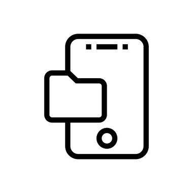 dizin vektörü ince çizgi simgesi