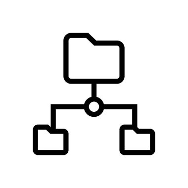 dosyalar vektör ince çizgi simgesi