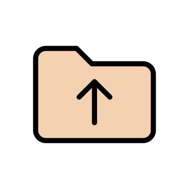 Dizin vektörü düz renk simgesi