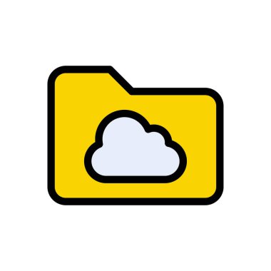 dosya vektörü düz renk simgesi