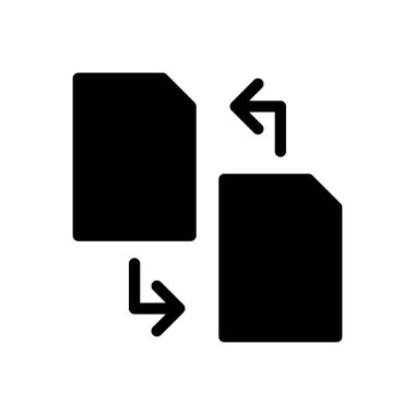 vektör glifini düz simgeye aktar