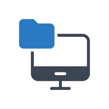 dosya vektör renk simgesi