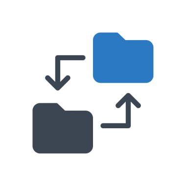 dosya vektör renk simgesi