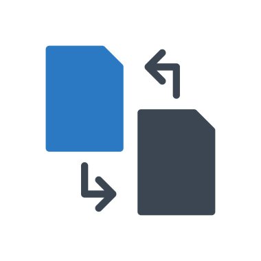 vektör renk simgesini transfer et