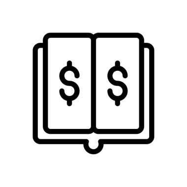 vektör ince çizgi simgesini aç