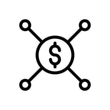 vektör ince çizgi simgesini paylaş