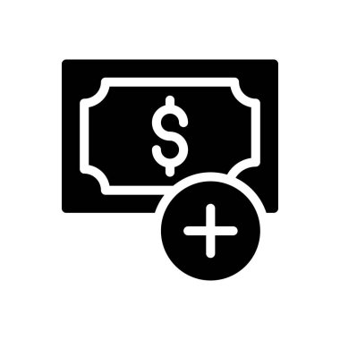 Dolar vektör sembolü düz simge