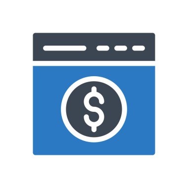 tarayıcı vektör renk simgesi