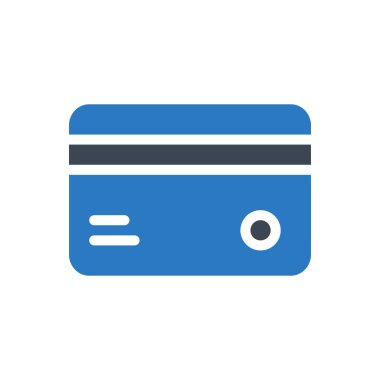 debit vektör renk simgesi