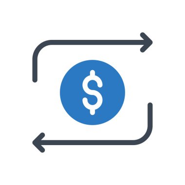 vektör renk simgesini transfer et