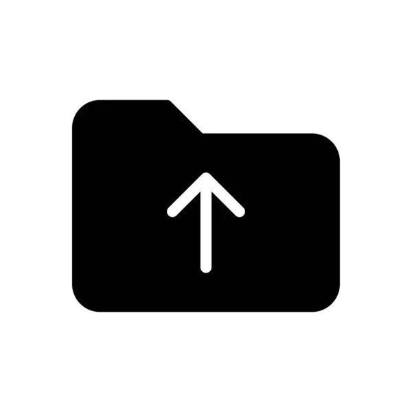 Directory Vector Glyph Flat Icon — Stock Vector