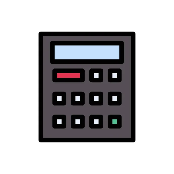 Vector Contabilidad Icono Color Plano — Vector de stock