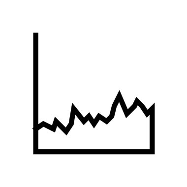 grafik vektörü ince çizgi simgesi