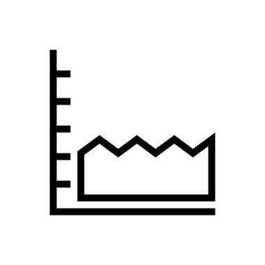 grafik vektörü ince çizgi simgesi