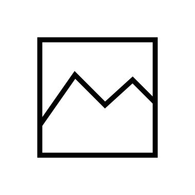 grafik vektörü ince çizgi simgesi