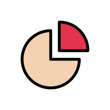 grafik vektörü düz renk simgesi