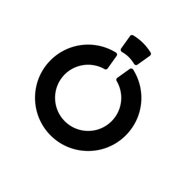 grafik vektör düz simgesi