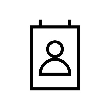 rozet vektörü ince çizgi simgesi