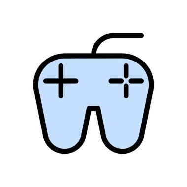 konsol vektör düz renk simgesi