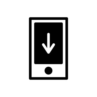 mobil vektör düz simge