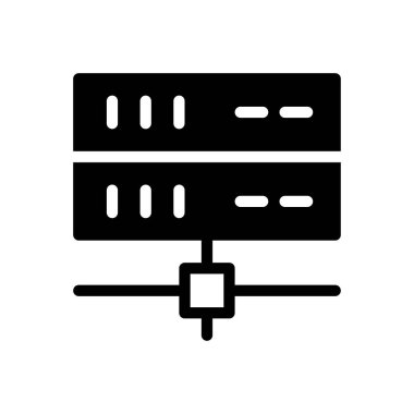 ağ vektörü düz simgesi