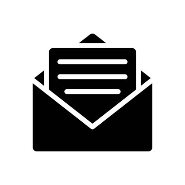 ileti vektörü düz simgesi