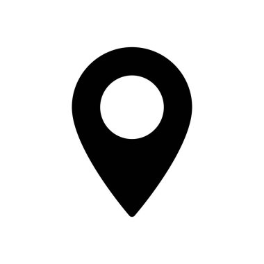 harita vektör düz simgesi