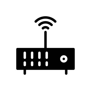 modem vektör düz simge