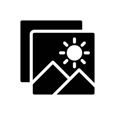 fotoğraf vektörü düz simge