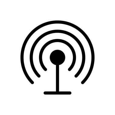 kule vektör düz simgesi