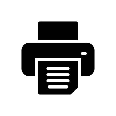 faks vektörü düz simgesi