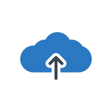 bulut vektörü renk simgesi