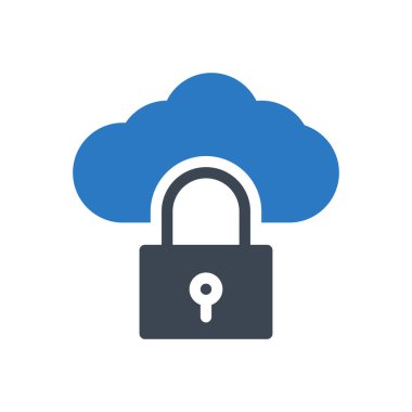 bulut vektörü renk simgesi