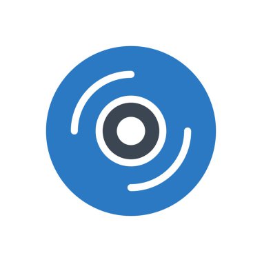 DVD vektör renk simgesi