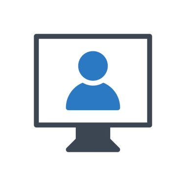 video vektör renk simgesi