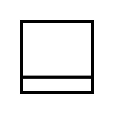 Gösterge paneli vektör ince çizgi simgesi