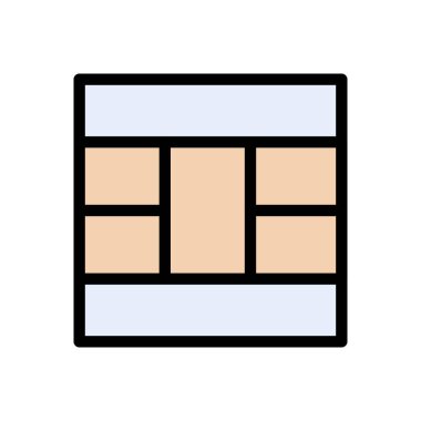 dizayn vektörü düz renk simgesi