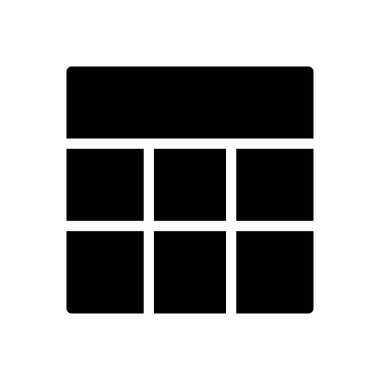 Gösterge paneli vektör düz simgesi