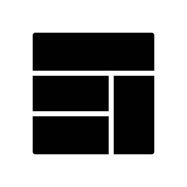 tasarım vektörü düz simgesi