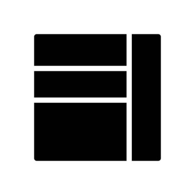 tasarım vektörü düz simgesi