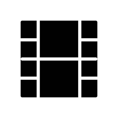 tasarım vektörü düz simgesi