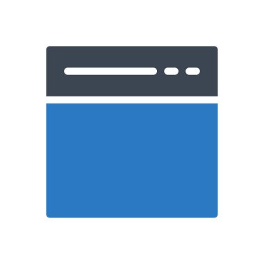 tarayıcı vektör renk simgesi