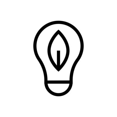 enerji vektörü ince çizgi simgesi