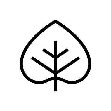 vektör ince çizgi simgesi bırakır